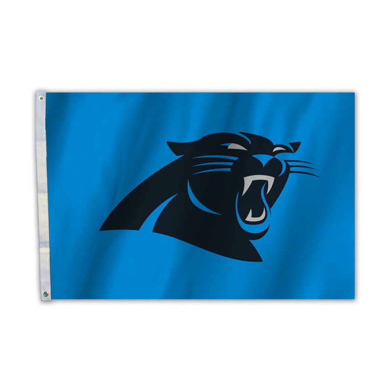 Fremont Die Carolina Panthers Flag 2×3