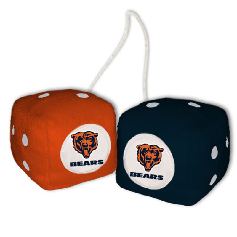 Fremont Die Chicago Bears Fuzzy Dice