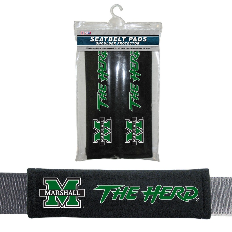 Fremont Die Marshall Thundering Herd Seat Belt Pads