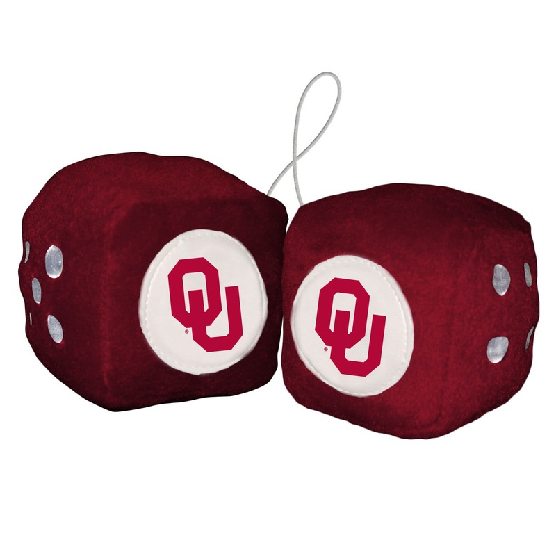 Fremont Die Oklahoma Sooners Fuzzy Dice