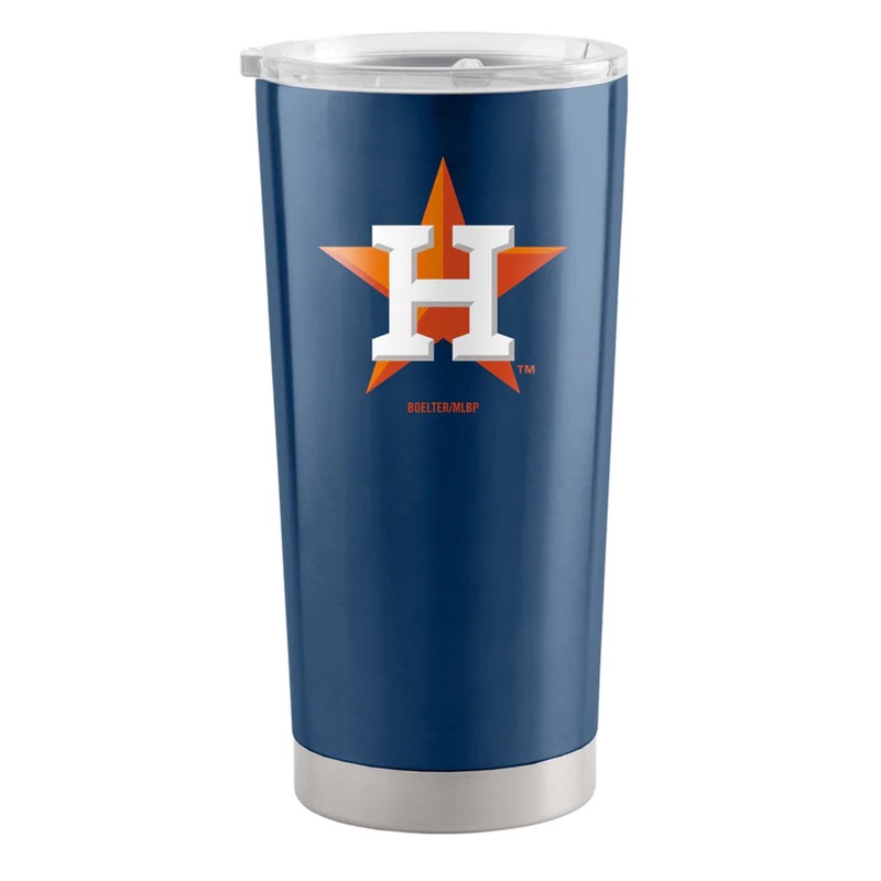 Logo Brands Houston Astros 20oz Stainless Steel Travel Tumbler