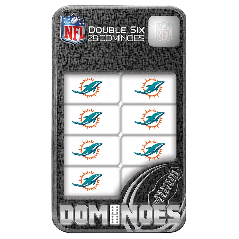 Masterpieces Puzzle Company Miami Dolphins Dominoes