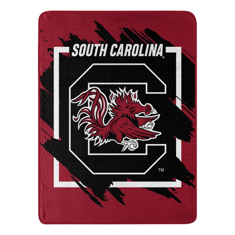 Northwest Company South Carolina Gamecocks Micro Raschel Dimensional Design Blanket 46×60