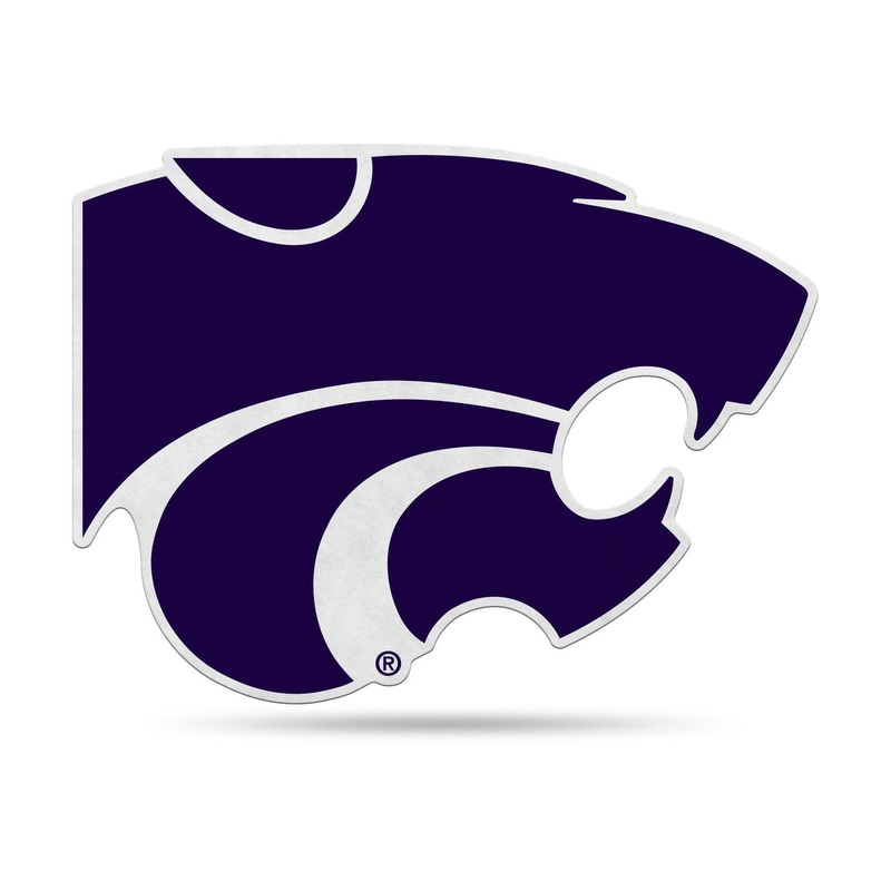 Rico Industries Kansas State Wildcats Pennant Shape Cut Logo Design
