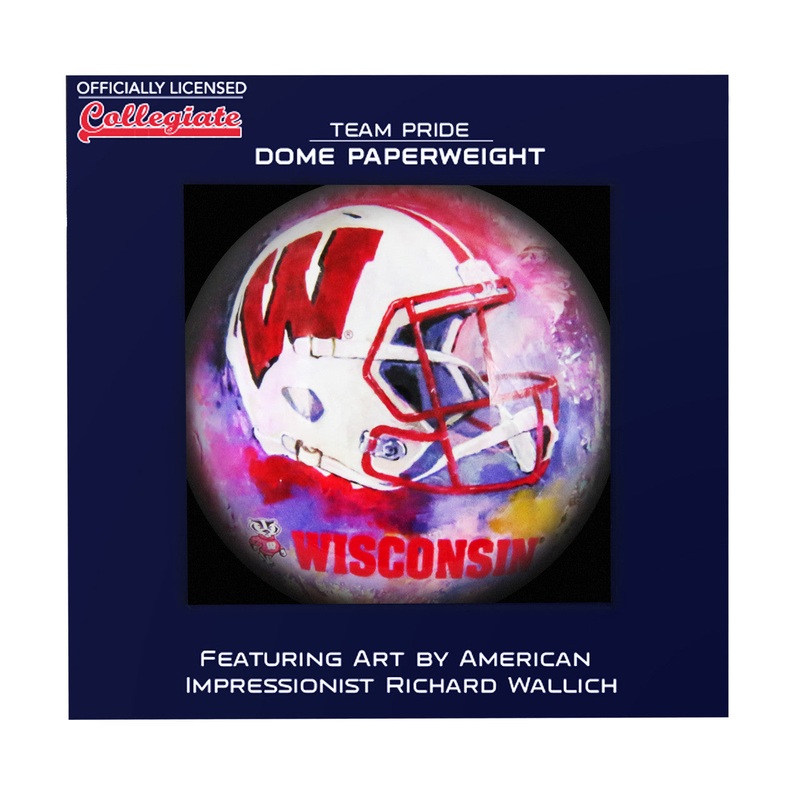 Sporticulture Wisconsin Badgers Domed Paperweight