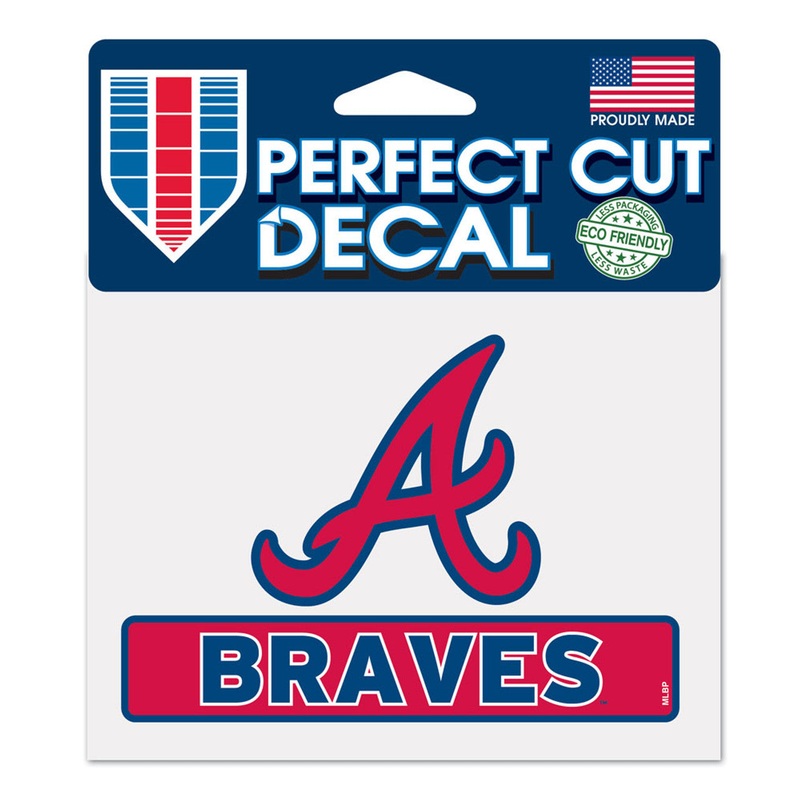 Wincraft Atlanta Braves Color Perfect Cut Decal 4.5×5.75
