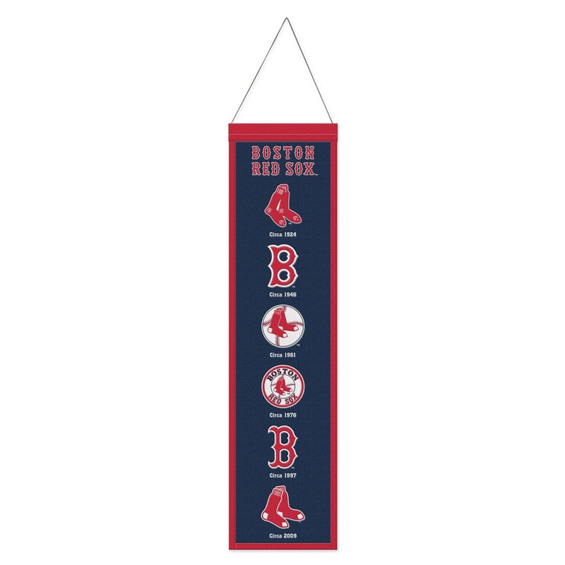 Wincraft Boston Red Sox Heritage Evolution Design Wool Banner 8×32