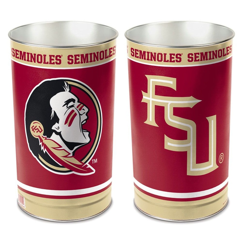 Wincraft Florida State Seminoles 15 Inch Wastebasket