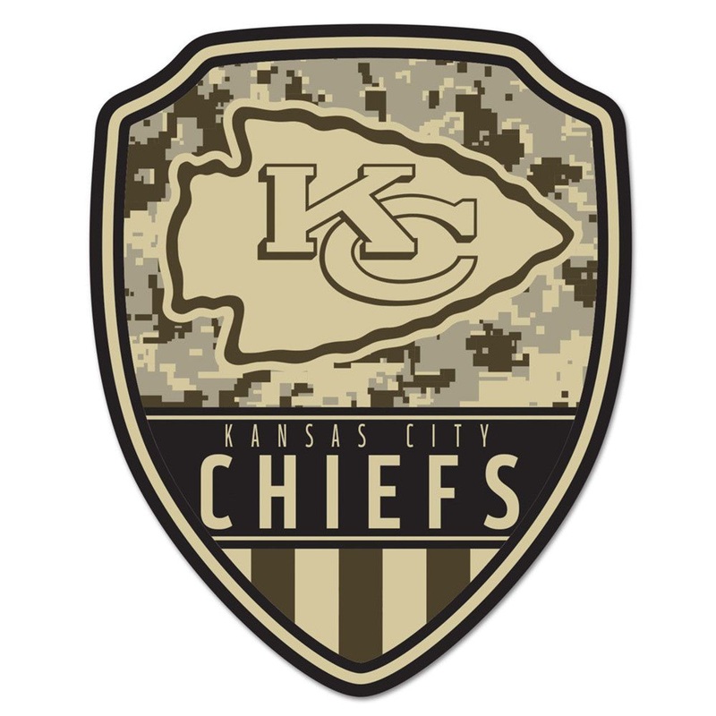 Wincraft Kansas City Chiefs Shield Shape Wood Sign 11×14