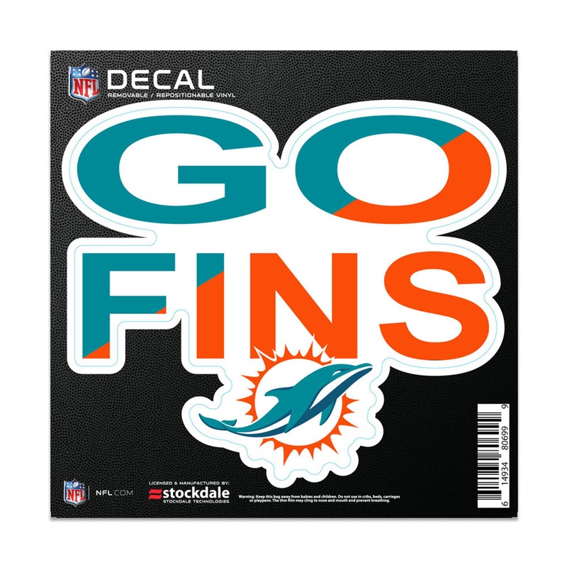 Wincraft Miami Dolphins Slogan All Surface Decal 6×6