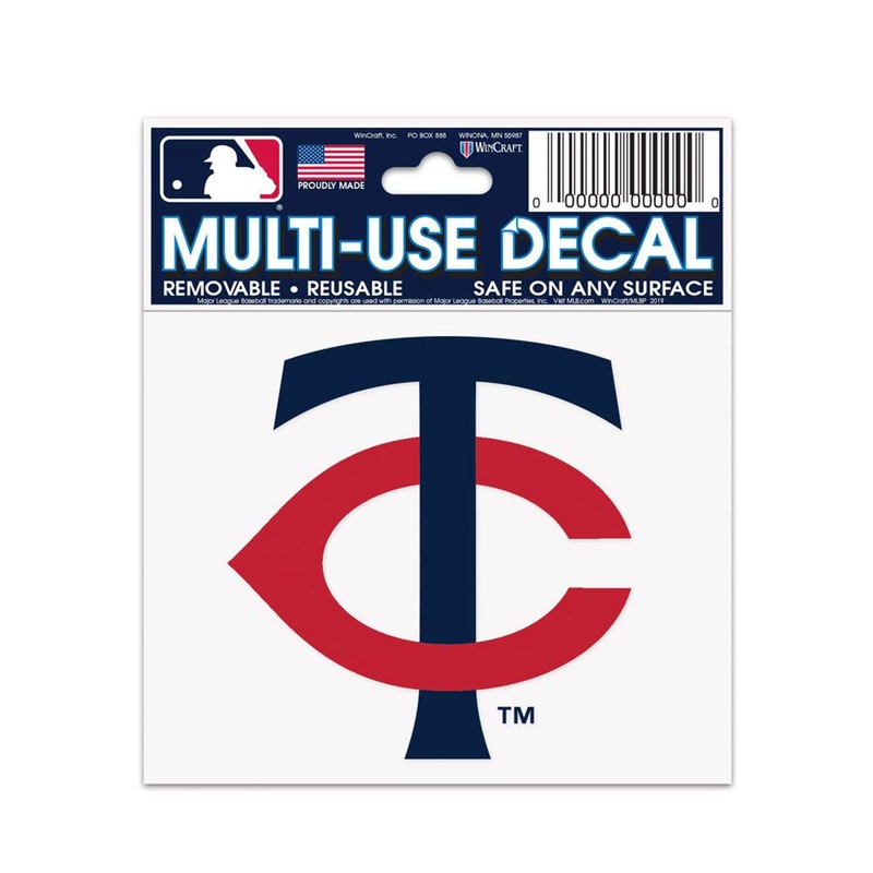 Wincraft Minnesota Twins Multi Use Decal 3×4