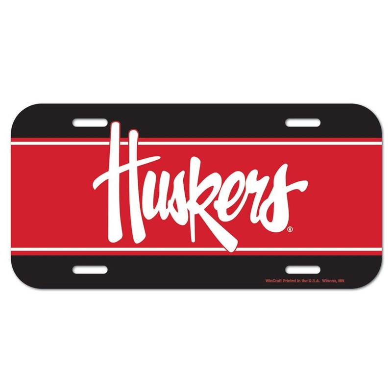 Wincraft Nebraska Cornhuskers License Plate