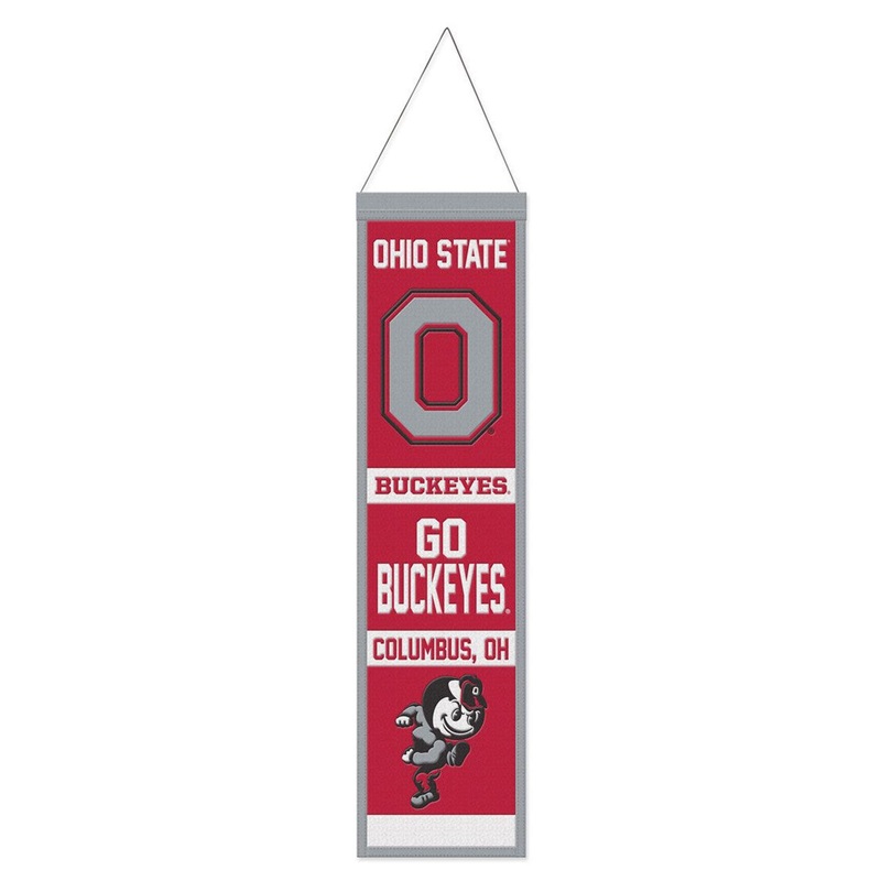 Wincraft Ohio State Buckeyes Heritage Evolution Design Wool Banner 8×32