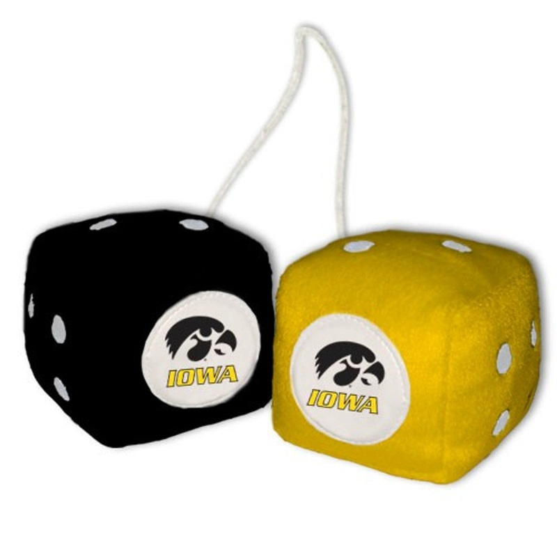 Fremont Die Iowa Hawkeyes Fuzzy Dice