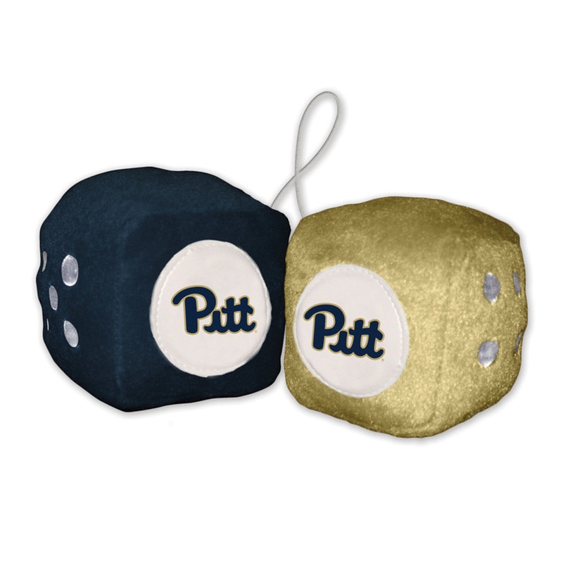 Fremont Die Pittsburgh Panthers Fuzzy Dice