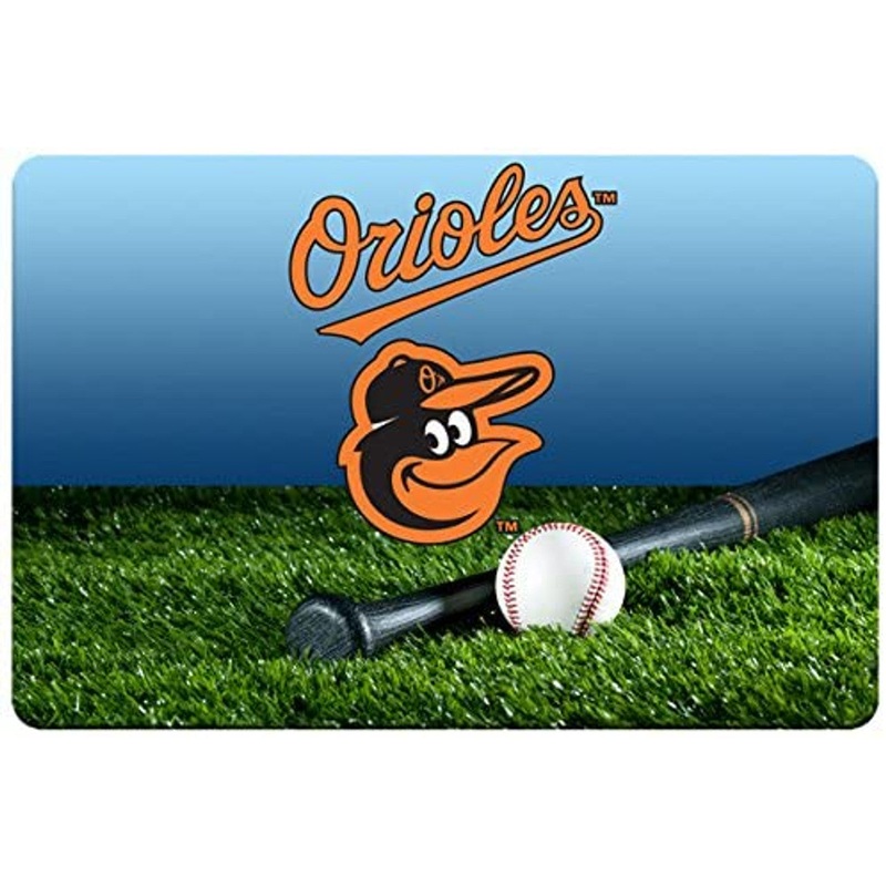 Gamewear Baltimore Orioles Team Color Baseball Pet Bowl Mat Size Large