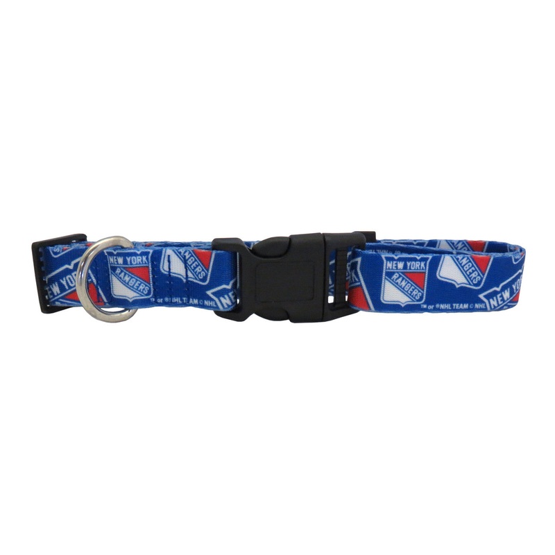 Little Earth New York Rangers Pet Collar Size Medium – Special Order