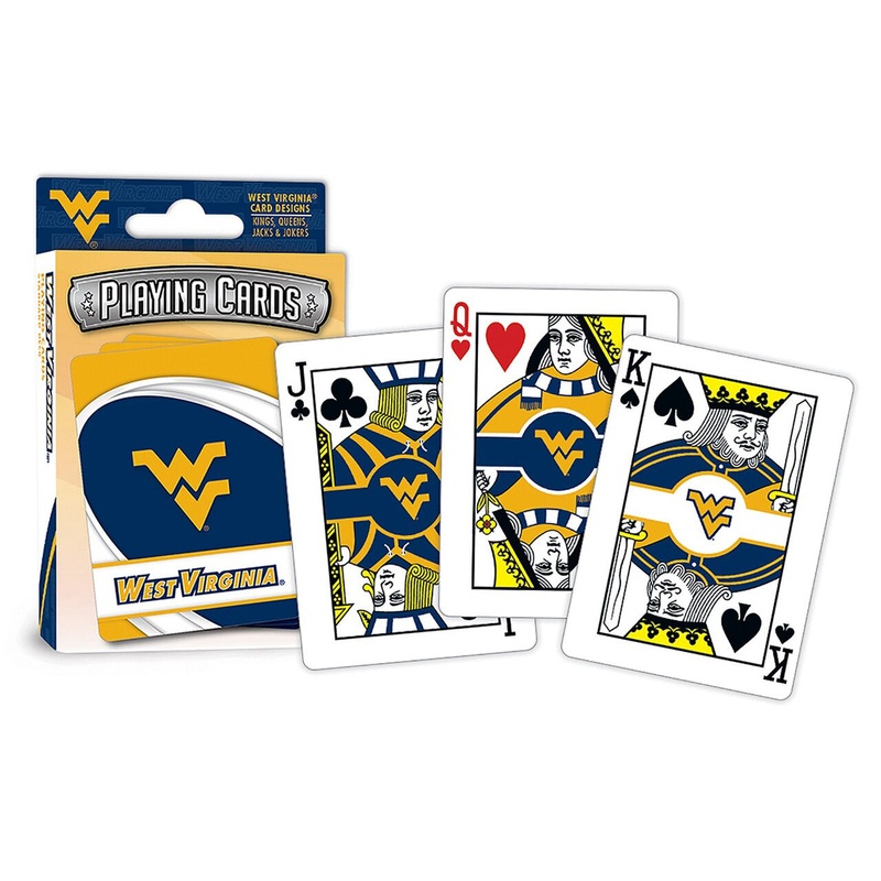 Masterpieces Puzzle Company West Virginia Mountaineers Logo Playing Cards