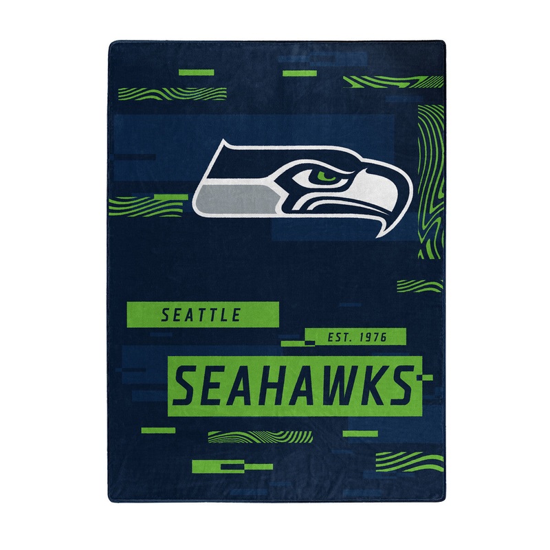 Northwest Company Seattle Seahawks Raschel Digitize Design Blanket 60×80