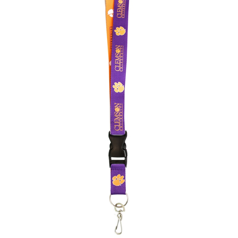 Pro Specialties Group Clemson Tigers Two-Tone Lanyard