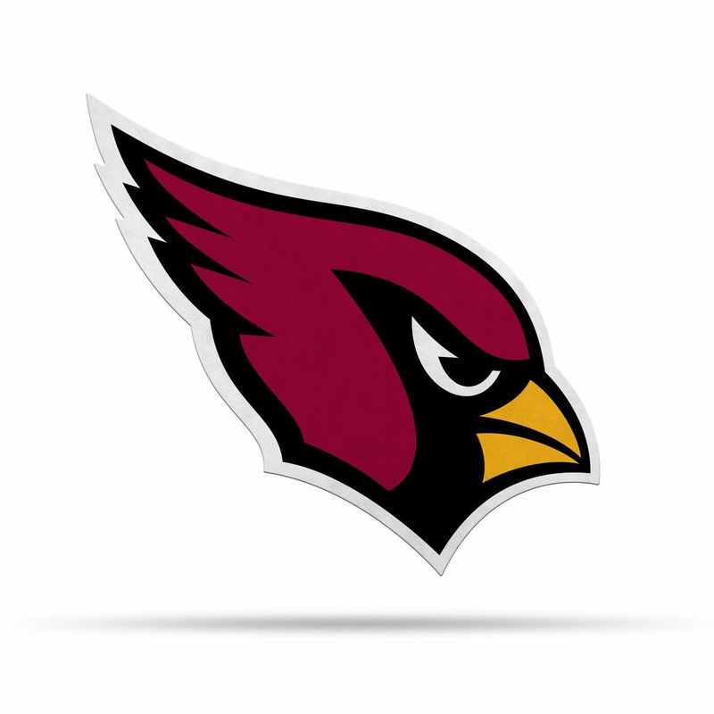 Rico Industries Arizona Cardinals Pennant Shape Cut Logo Design