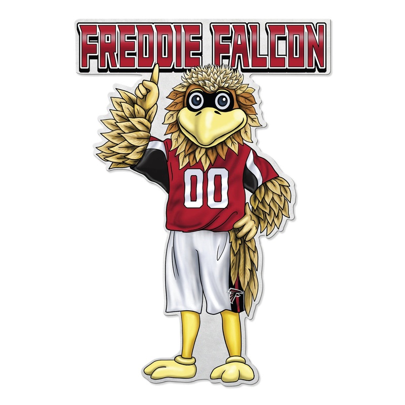 Rico Industries Atlanta Falcons Pennant Shape Cut Mascot Design