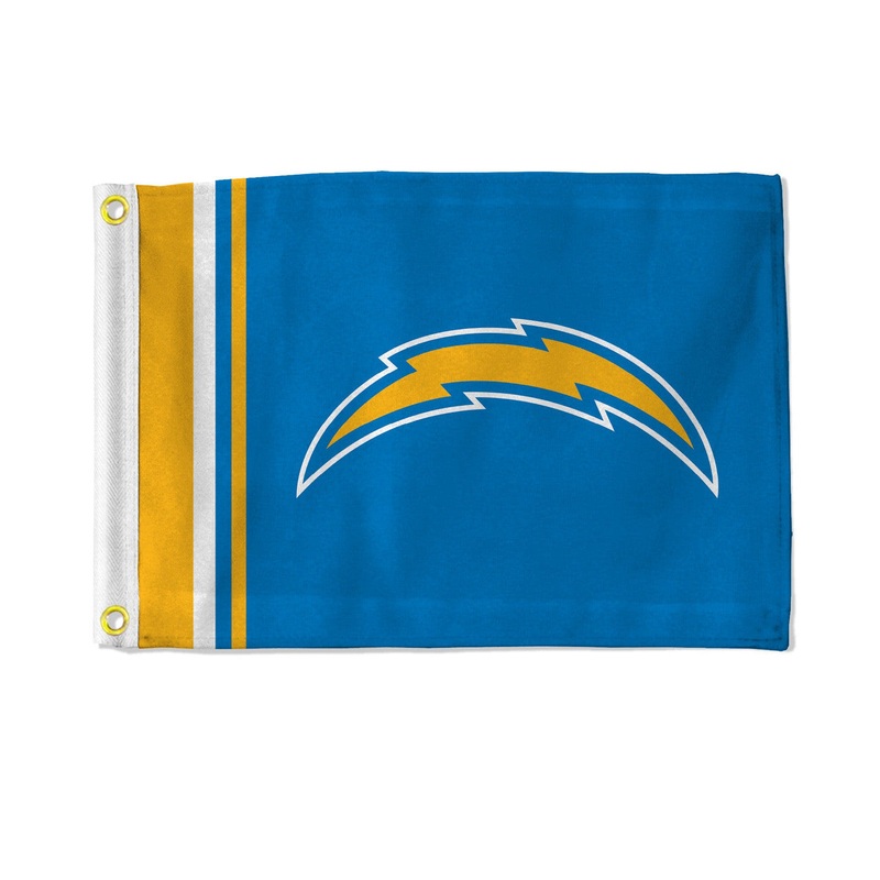 Rico Industries Los Angeles Chargers Striped Utility Flag 12×17