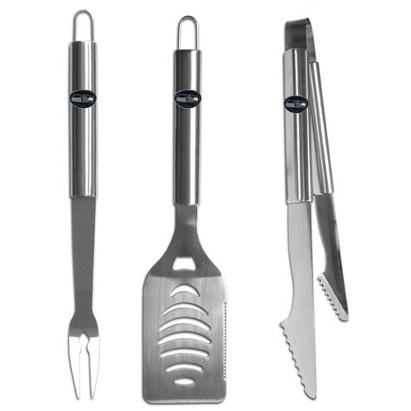 Siskiyou Seattle Seahawks 3 Piece Grilling BBQ Utensil Set