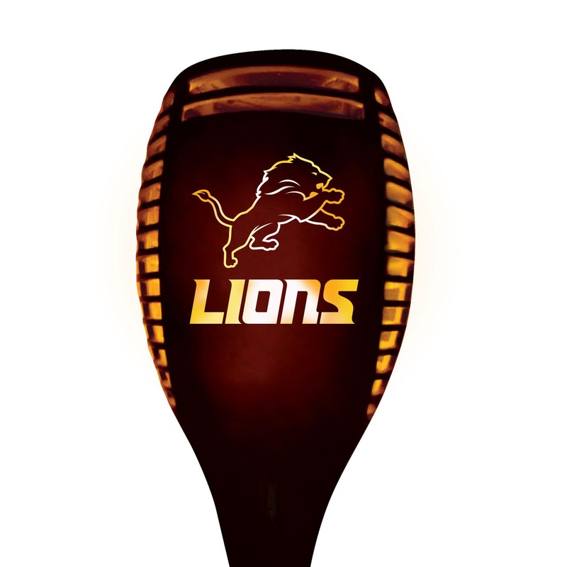 Sporticulture Detroit Lions LED Solar Torch