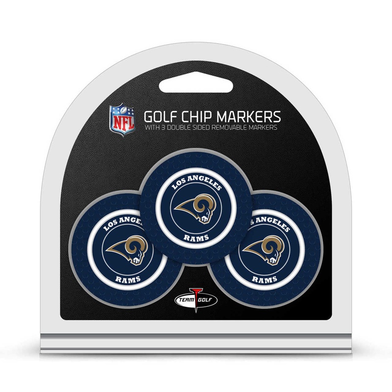 Team Golf Los Angeles Rams 3 Pack Golf Chip with Marker