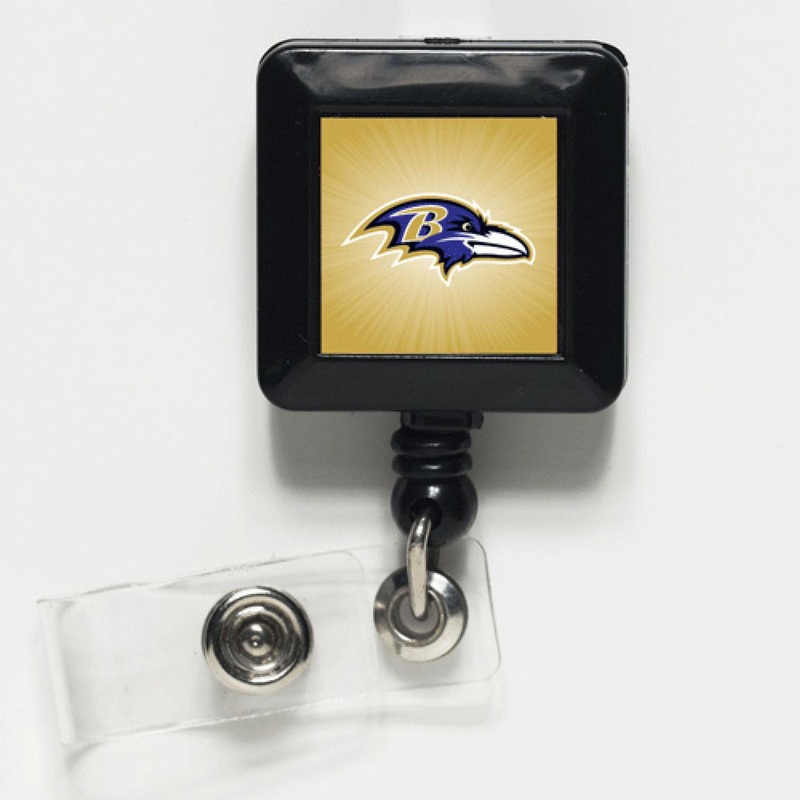Wincraft Baltimore Ravens Retractable Square Badge Holder