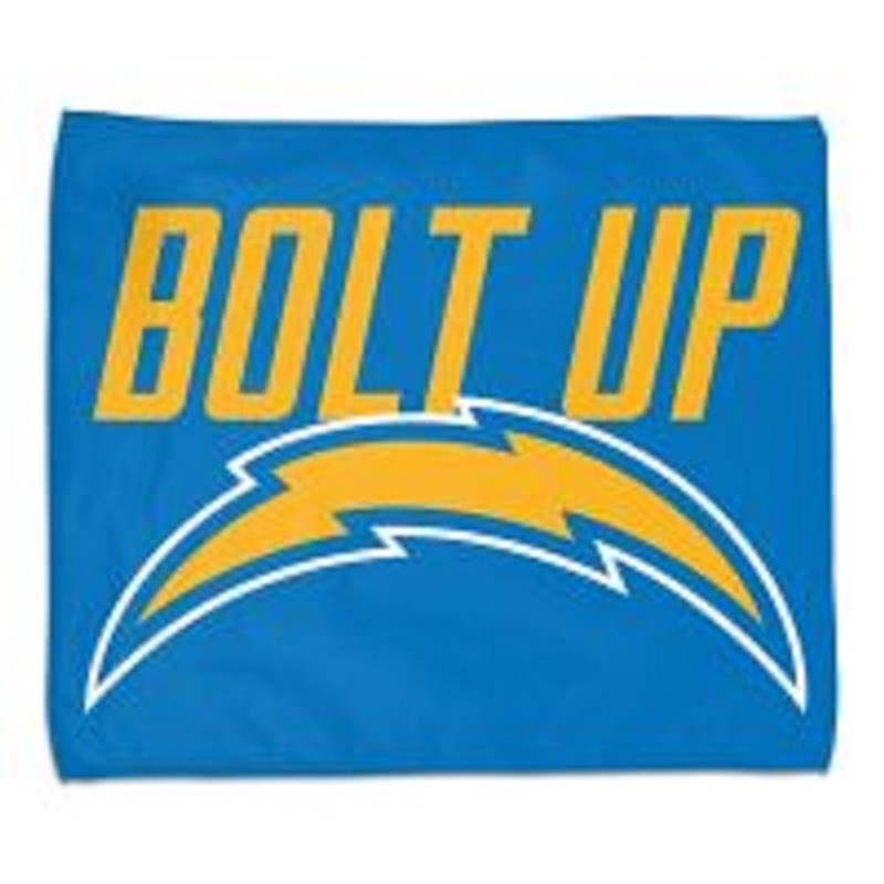 Wincraft Los Angeles Chargers Full Color Rally Style Towel 15×18