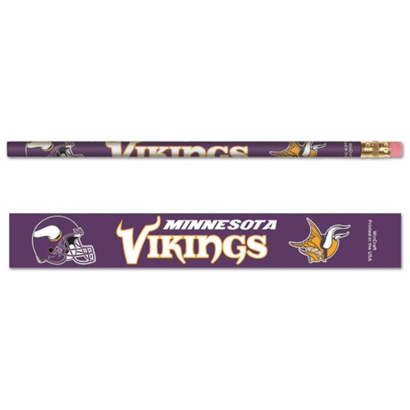 Wincraft Minnesota Vikings 6 Pack Pencil