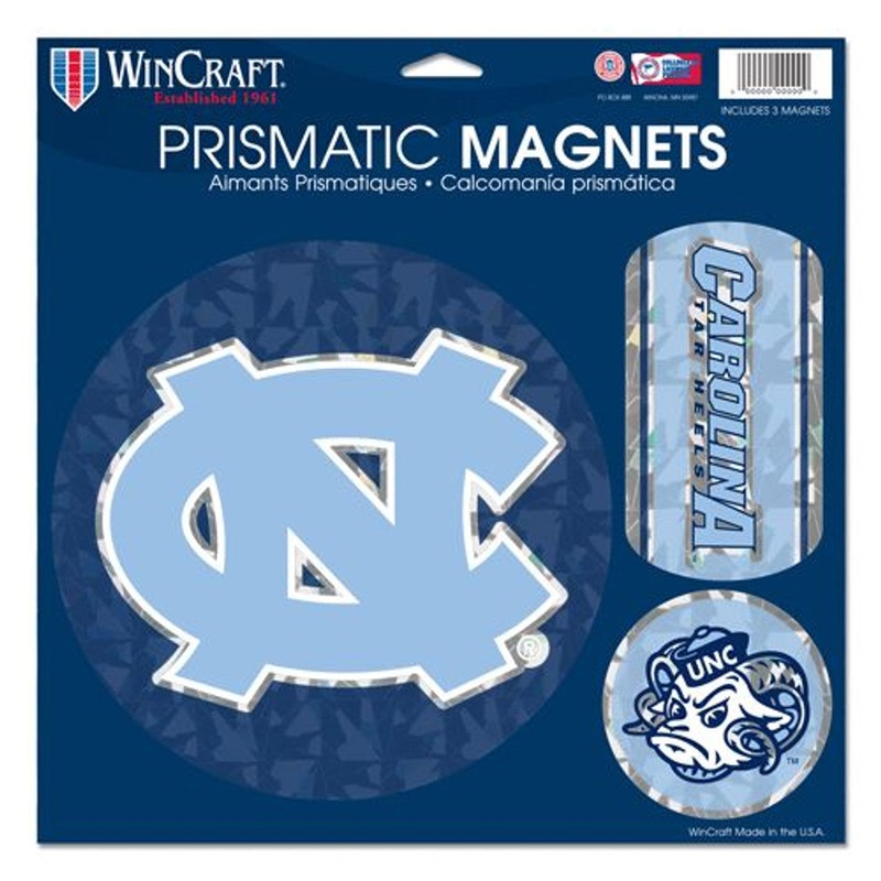Wincraft North Carolina Tar Heels Prismatic Sheet Magnets 11×11