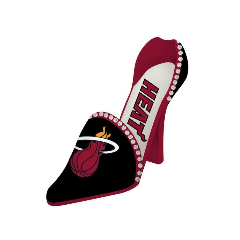 EVERGREEN Miami Heat Decorative Shoe Wine Bottle Holder