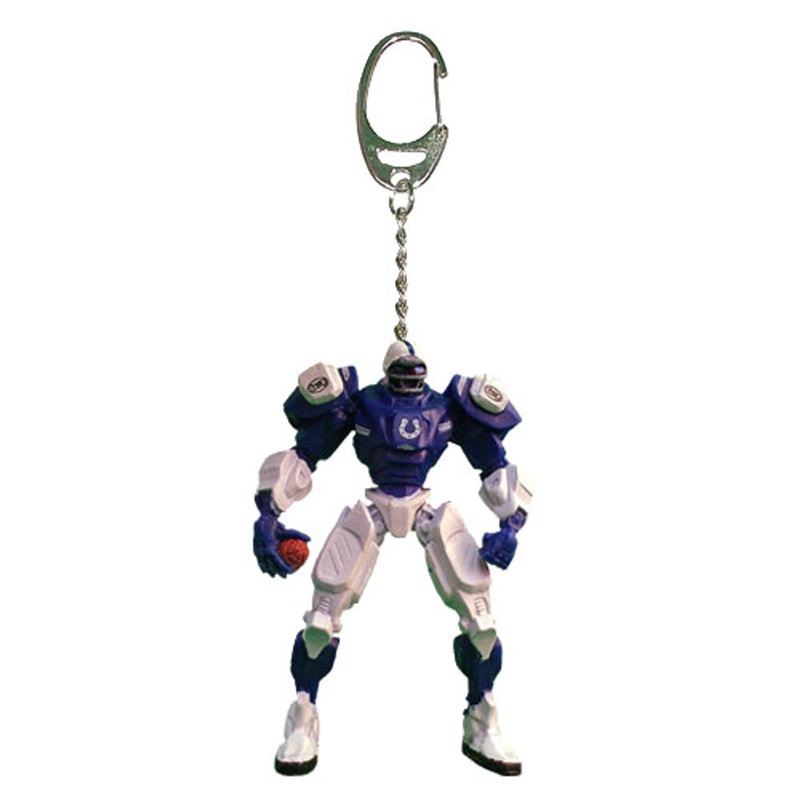 FanFave Indianapolis Colts Fox Robot 3 Inch Mini Cleatus Keychain