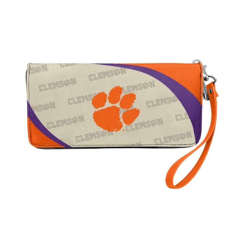 Little Earth Clemson Tigers Organizer Style Curve Wallet