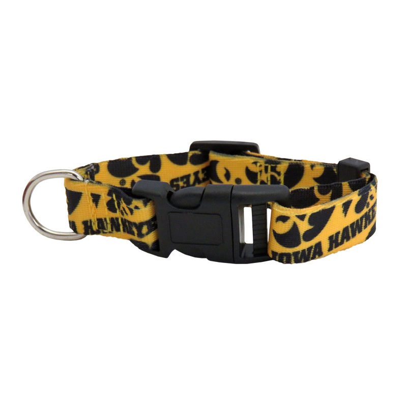 Little Earth Iowa Hawkeyes Pet Collar Size Small