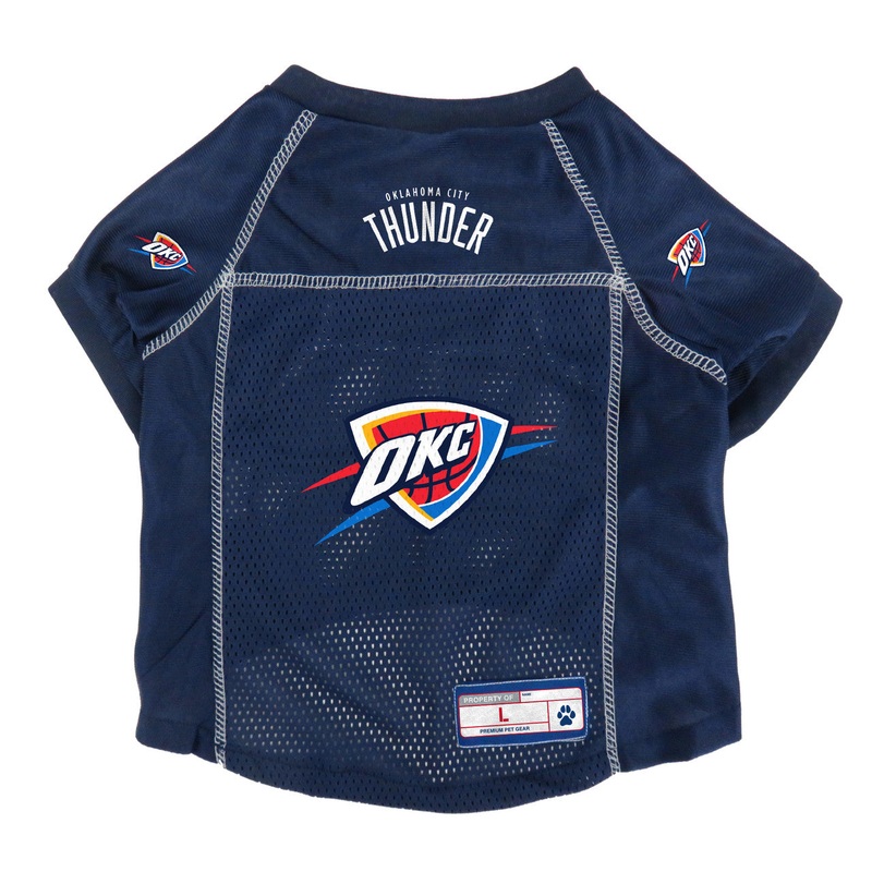 Little Earth Oklahoma City Thunder Pet Jersey Size Large