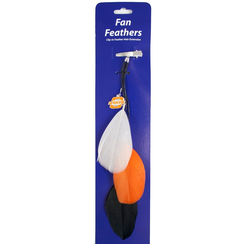 Little Earth Oklahoma State Cowboys Team Color Feather Hair Clip