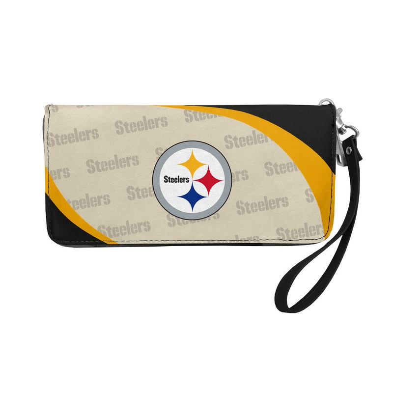 Little Earth Pittsburgh Steelers Organizer Style Curve Wallet
