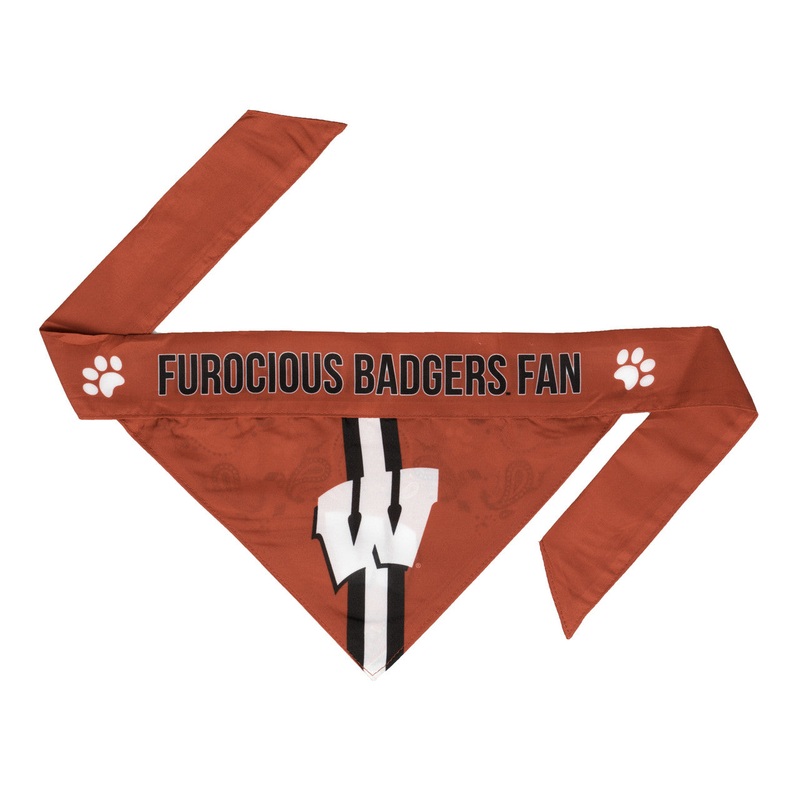 Little Earth Wisconsin Badgers Pet Bandanna Size XL – Special Order