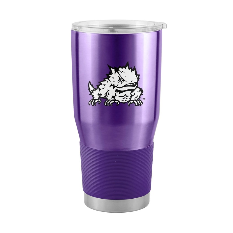 Logo Brands TCU Horned Frogs 30oz Stainless Steel Travel Tumbler – Special Order