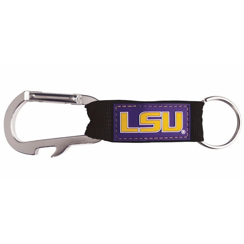 Pro Specialties Group LSU Tigers Carabiner Keychain