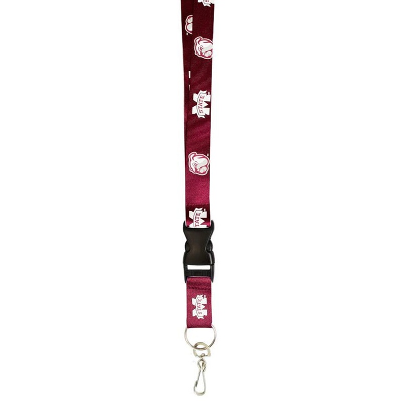 Pro Specialties Group Mississippi State Bulldogs Breakaway Lanyard with Key Ring Style – Special Order