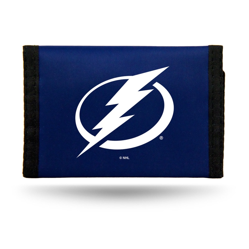 Rico Industries Tampa Bay Lightning Nylon Trifold Wallet – Special Order