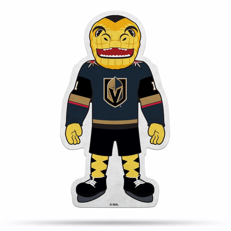 Rico Industries Vegas Golden Knights Pennant Shape Cut Mascot Design