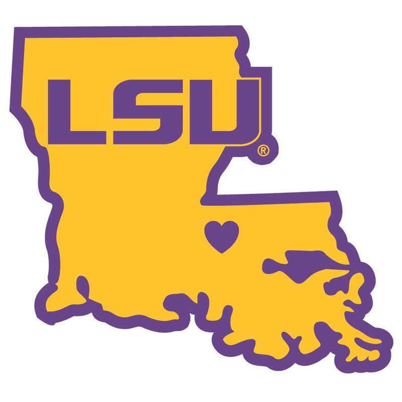 Siskiyou LSU Tigers Home State Pride Style Decal – Special Order