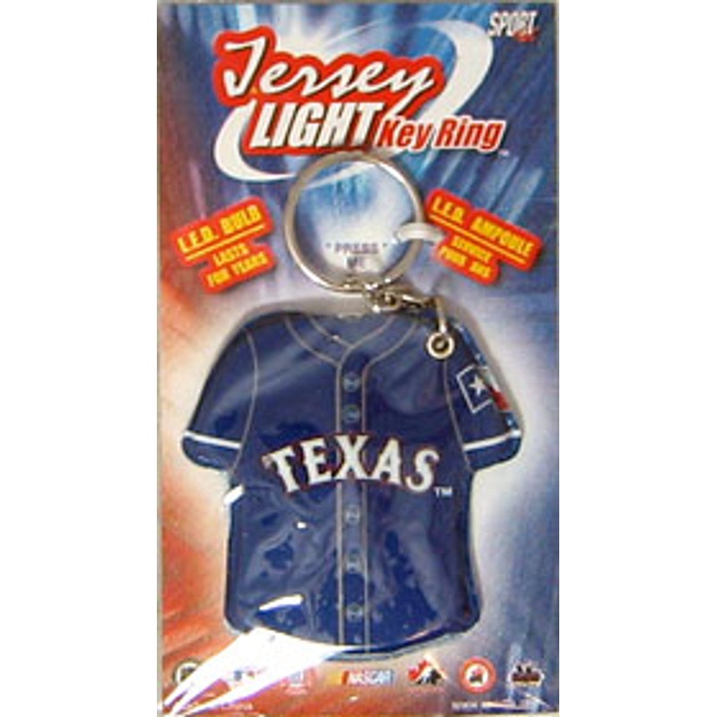 Sportfx International Texas Rangers Jersey Keylight Keychain