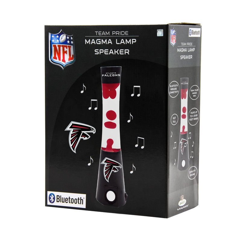 Sporticulture Atlanta Falcons Magma Lamp With Bluetooth Speaker